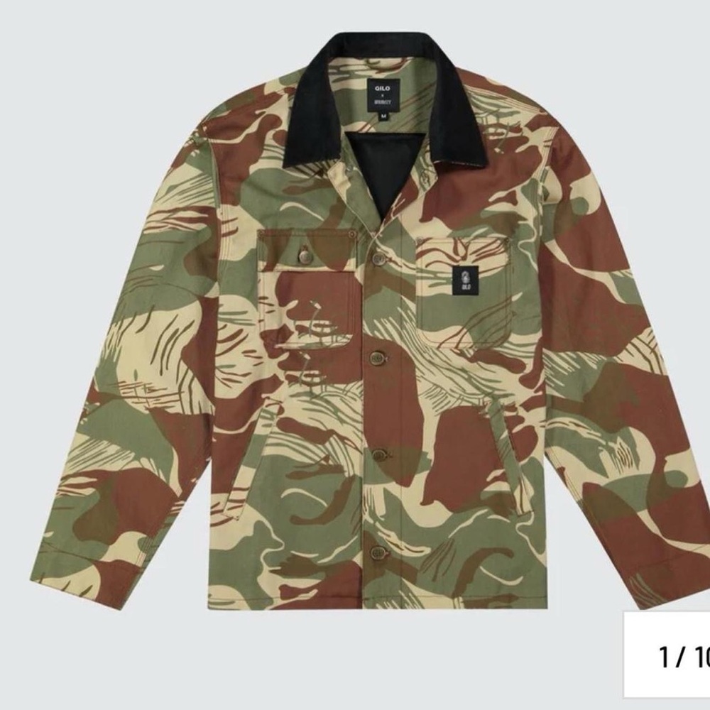 Men’s M Rhodesian Brushstroke Camouflage Field Jacket